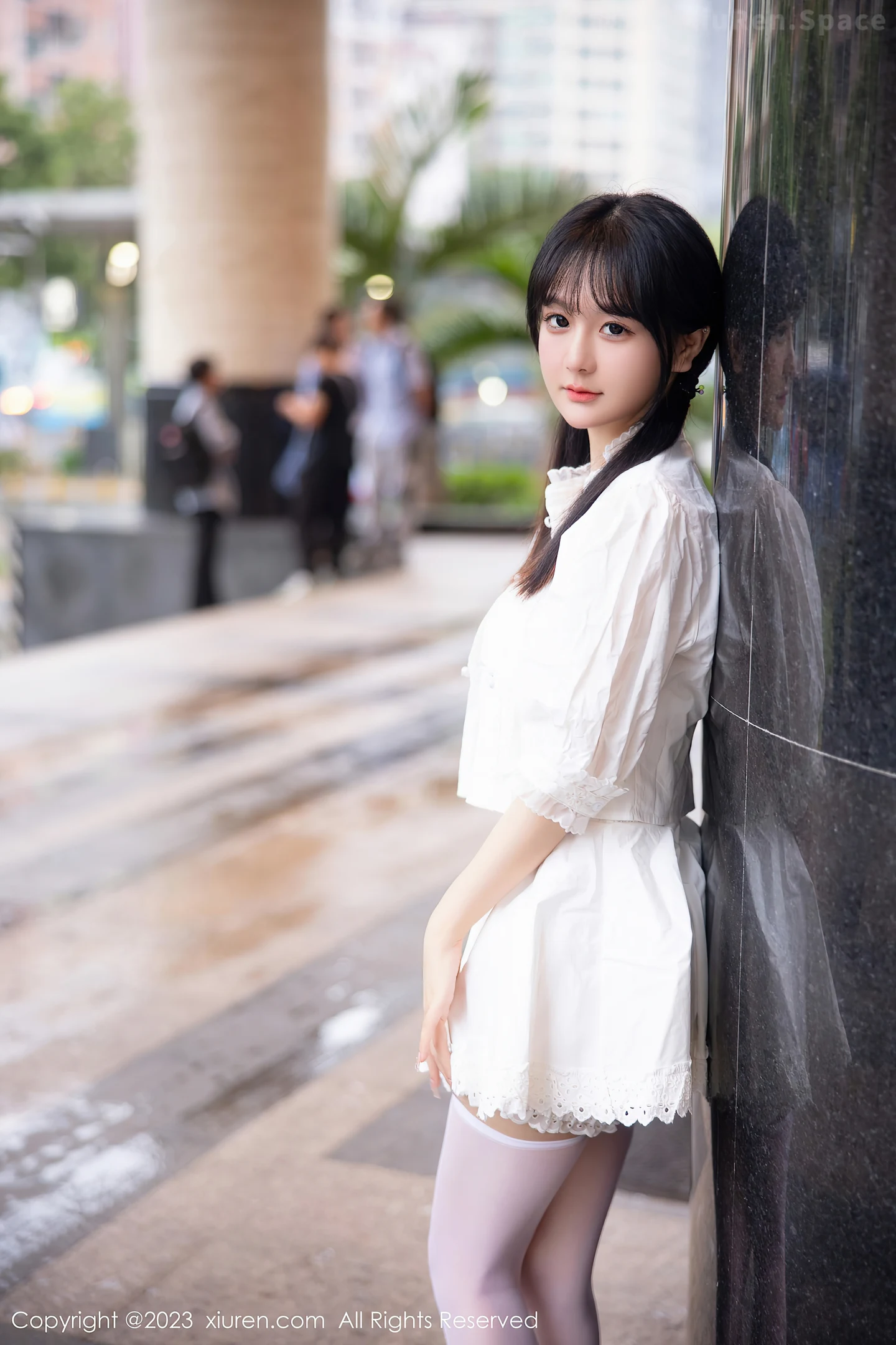 图片[3]-[XiuRen秀人网] VOL.6933 模特幼幼白色连衣短裙露性感粉色情趣内衣秀完美身材诱惑写真83P-秀人网官方网站